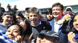 Fernando Espinoza y Axel Kicillof inauguraron dos nuevas escuelas