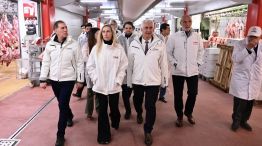 Karina Milei y gobernadores visitaron el mercado mayorista de Rungis