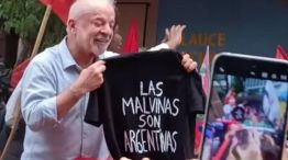 Lula Da Silva con remera “LAS MALVINAS SON ARGENTINAS”