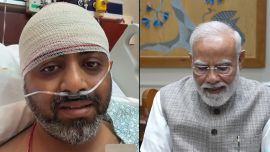 "No podía dejar morir a toda esa gente": el piloto apuñalado en el vuelo de FlyDubai habló con el presidente de la India