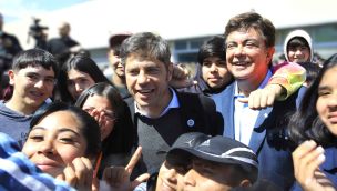 Fernando Espinoza y Axel Kicillof inauguraron dos nuevas escuelas