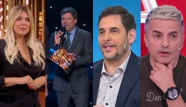 Wanda Nara, Guido Kazcka, Rodrigo Lussich y Ángel de Brito