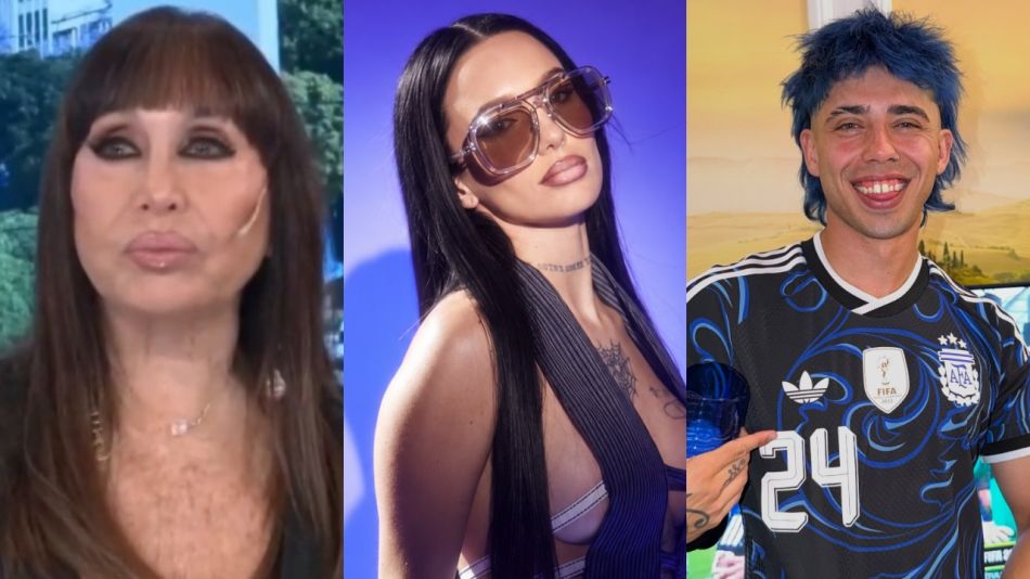 Moria Casán, La Joaqui y Luck Ra