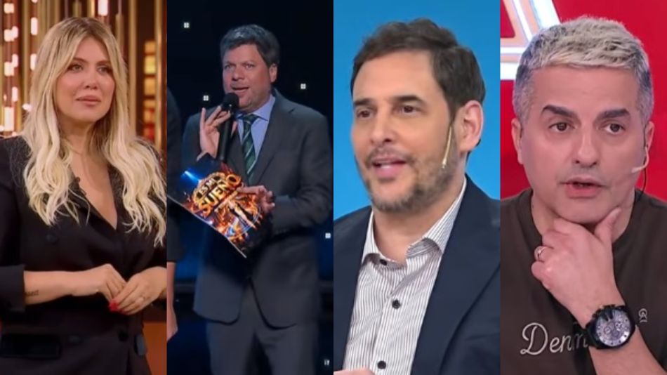 Wanda Nara, Guido Kazcka, Rodrigo Lussich y Ángel de Brito