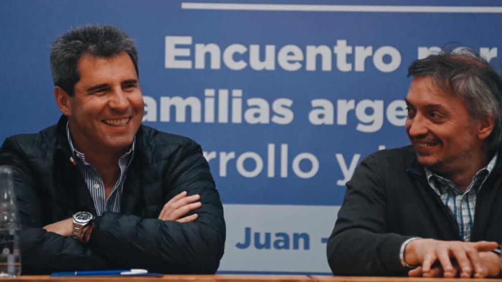 Sergio Uñac y Máximo Kirchner en San Juan 02102026