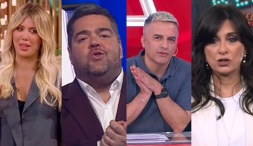 Wanda Nara, Darío Barassi, Ángel de Brito y Edith Hermida