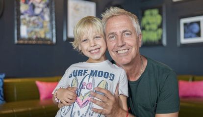 Marley junto a su hijo Mirko