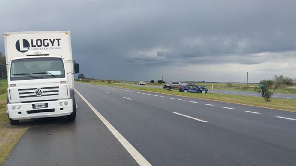 Choque en la Ruta 2: murió un joven de 29 años en Castelli.