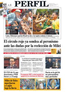 La tapa del Diario PERFIL del domingo 4 de octubre de 2026