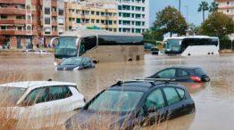 Barcelona sufrió fuertes tormentas e inundaciones.