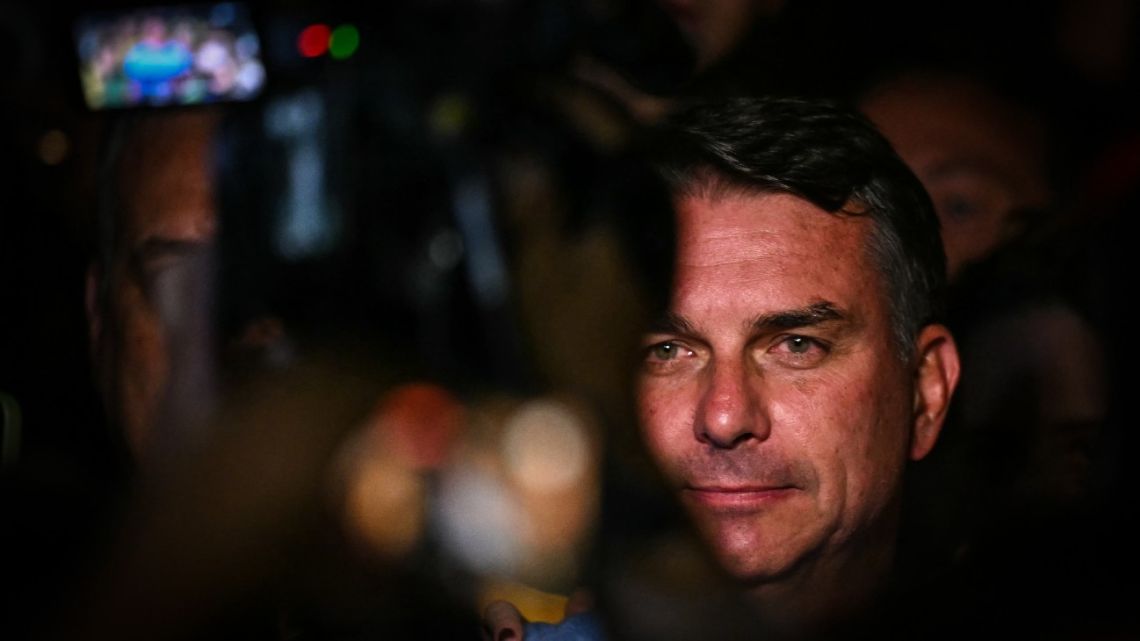 Flávio Bolsonaro rides right-wing surge into Brazil's election run-off