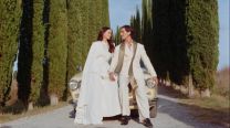 Damiano David y Dove Cameron casados