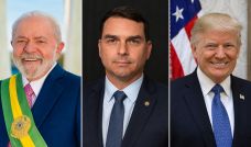 Lula Da Silva, Flavio Bolsonaro y Donald Trump