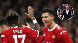 Fred, Cristiano Ronaldo y Ten Hag