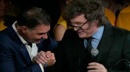 Javier Milei y Flavio Bolsonaro