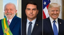 Lula Da Silva, Flavio Bolsonaro y Donald Trump