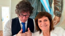 Milei y Bullrich, juntos nuevamente en Casa Rosada