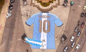 Homenaje a Messi en Rosario 