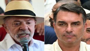 Lula Da Silva y Flavio Bolsonaro