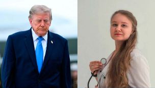 Donald Trump y Daria Shipilova