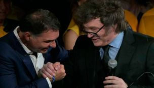 Javier Milei y Flavio Bolsonaro