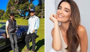 Verónica Varano y sus hijos, Nicolás y Arturo Elsztain