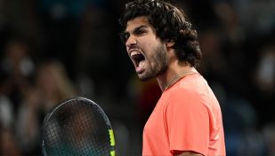 Carlos Alcaraz en el ATP de Tokio