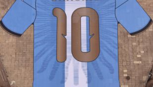 Homenaje a Messi en Rosario 