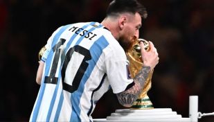 Lionel Messi con la Selección Argentina en Miami