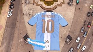 Homenaje a Messi en Rosario 