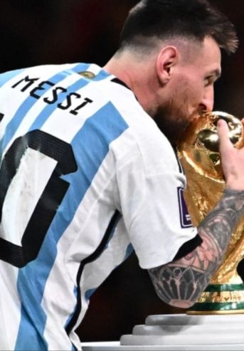 Lionel Messi con la Selección Argentina en Miami
