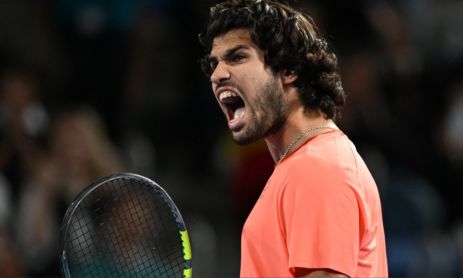 Carlos Alcaraz en el ATP de Tokio