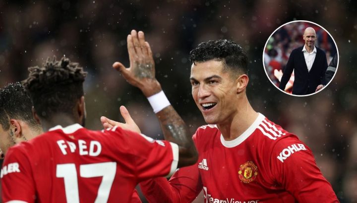 Fred, Cristiano Ronaldo y Ten Hag