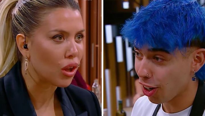 Wanda Nara le dijo "cornudo" a Luck Ra en MasterChef Celebrity, le habló de La Joaqui y hasta le preguntó si lo "icardiaron" 