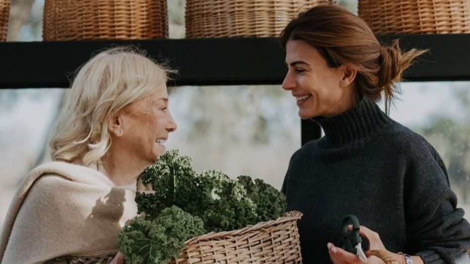 Juliana Awada y su mamá, Pomi Baker