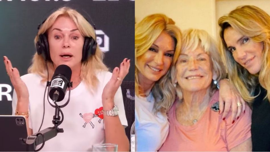 Yanina Latorre, su hermana Maite Arruza y su mamá, Dora Caamaño