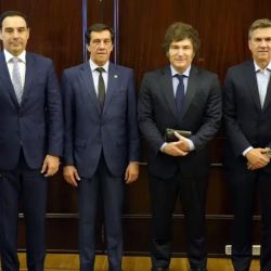 Milei con los gobernadores radicales | Foto:Presidencia