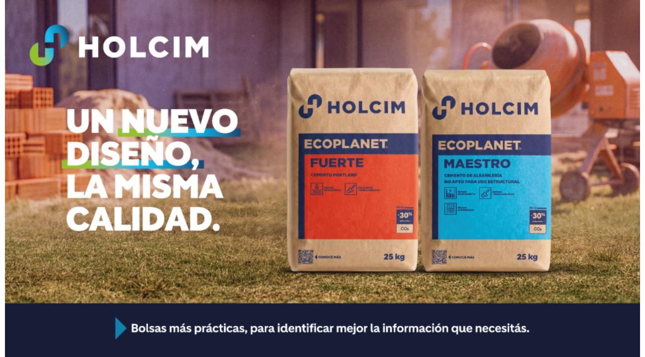 "Holcim diversifica su portafolio en Argentina y renueva la cara de su producto estrella"