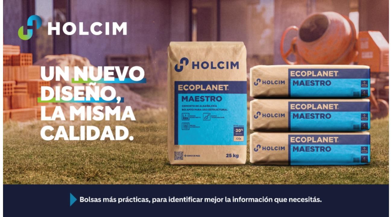 "Holcim diversifica su portafolio en Argentina y renueva la cara de su producto estrella"