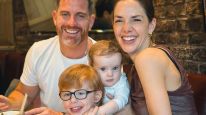Julieta Nahir Calvo junto a su familia