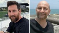 Lionel Messi y Diego Schwarztein 