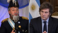 Tomás Rebord y Javier Milei