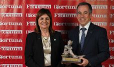 Premios Fortuna 2026  Patricia Bullrich, senadora nacional por la Ciudad Autónoma de Buenos Aires y Gustavos Salinas, presidente de Toyota