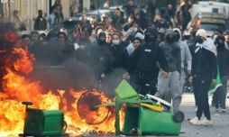 Protestas estudiantiles en Francia