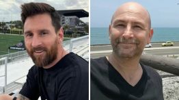 Lionel Messi y Diego Schwarztein