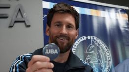 Messi recibió el Doctorado Honoris Causa de la UBA