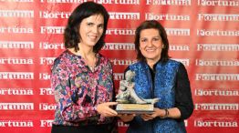 Premios Fortuna 2026 Silvia Bulla, presidente de UNIAPAC LATAM, y Sara Critto de Eiras, nieta de Enrique Shaw