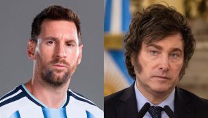 Messi y Milei