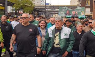 Sindicato de Camioneros marcha Comuna 1 de CABA