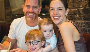 Julieta Nahir Calvo junto a su familia